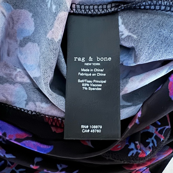 Rag & Bone Sabeen floral print top - Size Medium - Picture 6 of 7